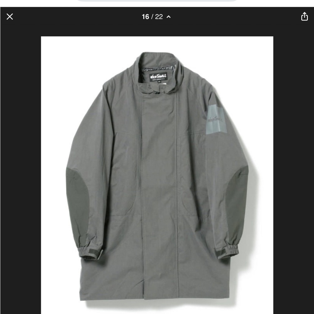 Japan Wild things &beams boy,Women's Gray Raincoat